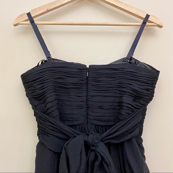 BCBG Black Silk Sweetheart Strapless Mini Cocktail Party Dress Women’s 4/Small - Picture 2 of 7